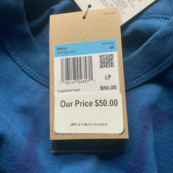 NWT NIKE Tee Loose Fit Original Cotton - Picture 4 of 4